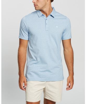 TravisMathew - The Zinna Golf Polo Shirt - Shirts & Polos (Heather Light Blue) The Zinna Golf Polo Shirt