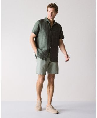 Trenery - Classic Chino Short in Sage Green - Chino Shorts (Green) Classic Chino Short in Sage Green