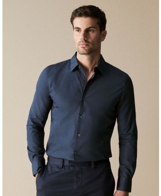 Trenery - Tailored Fit Poplin Smart Shirt - Casual shirts (Navy) Tailored Fit Poplin Smart Shirt