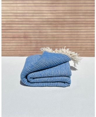 Turkish Murkish - Muslin Turkish Towel - Bathroom (Blue) Muslin Turkish Towel