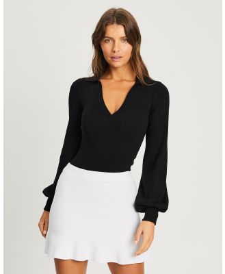 Tussah - Blaire Knit Top - Shirts & Polos (Black) Blaire Knit Top