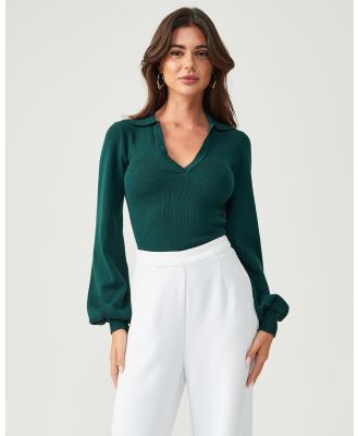 Tussah - Blaire Knit Top - Tops (Emerald) Blaire Knit Top