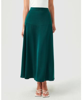 Tussah - Camryn Midi Skirt - Skirts (Emerald) Camryn Midi Skirt