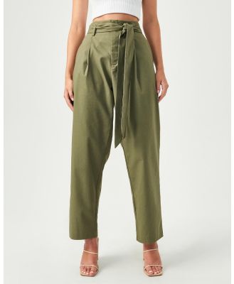 Tussah - Elara Pants - Pants (Khaki) Elara Pants