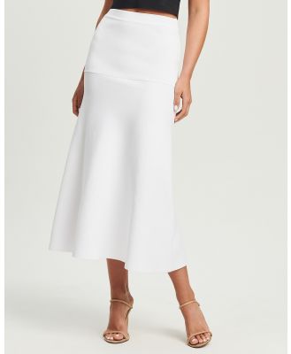 Tussah - Emilie Knit Skirt - Skirts (White) Emilie Knit Skirt