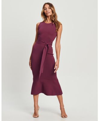 Tussah - Holly Knit Dress - Dresses (Plum) Holly Knit Dress