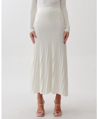 Tussah - Lydia Knit Skirt - Skirts (Ivory) Lydia Knit Skirt