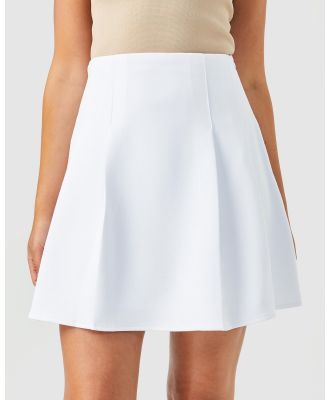 Tussah - Nikki Mini Skirt - Skirts (White) Nikki Mini Skirt