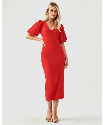 Tussah - Romie Midi Dress - Dresses (Red) Romie Midi Dress