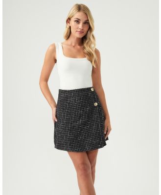 Tussah - Seine Mini Skirt - Skirts (Black) Seine Mini Skirt