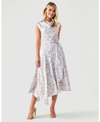 Tussah - Shantae Midi Dress - Dresses (Stone-White Floral) Shantae Midi Dress