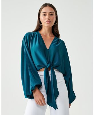 Tussah - Tory Blouse - Tops (Emerald) Tory Blouse