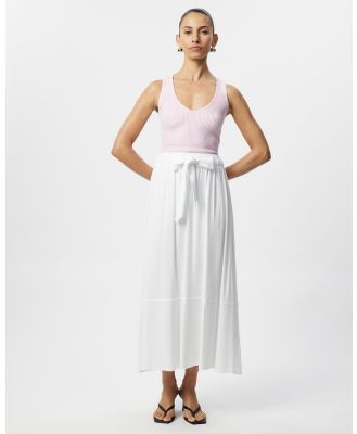 Tussah - Wren Midi Skirt - Skirts (White) Wren Midi Skirt