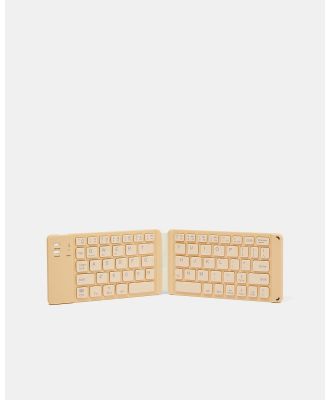 Typo - Foldable Wireless Keyboard - Home (Latte) Foldable Wireless Keyboard