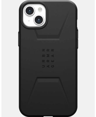 UAG - iPhone 15 Plus Civilian Magsafe Phone Case - Tech Accessories (Black) iPhone 15 Plus Civilian Magsafe Phone Case
