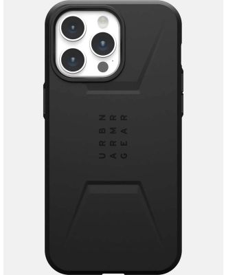 UAG - iPhone 15 Pro Max Civilian Magsafe Phone Case - Tech Accessories (Black) iPhone 15 Pro Max Civilian Magsafe Phone Case