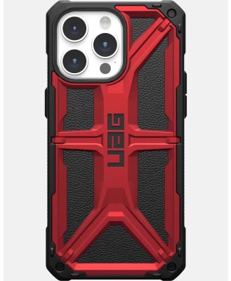 UAG - iPhone 15 Pro Max Monarch Phone Case - Tech Accessories (Crimson) iPhone 15 Pro Max Monarch Phone Case