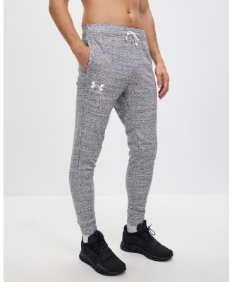 Under Armour - Rival Terry Joggers - Pants (Onyx White) Rival Terry Joggers