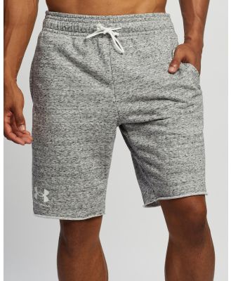 Under Armour - Rival Terry Shorts - Shorts (Onyx White & Onyx White) Rival Terry Shorts