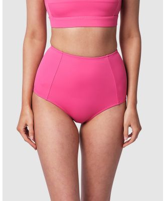 UNE PIECE - Never Say Never High Waisted Bikini Bottom - Bikini Set (Pink) Never Say Never High-Waisted Bikini Bottom