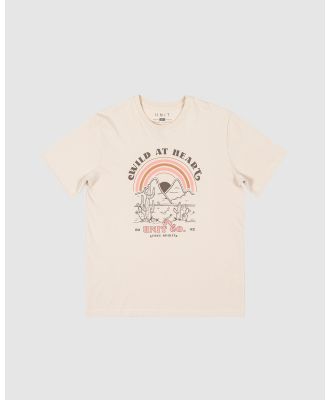 UNIT - UNIT Wild Heart Youth T Shirt - T-Shirts & Singlets (CEMENT) UNIT Wild Heart Youth T-Shirt