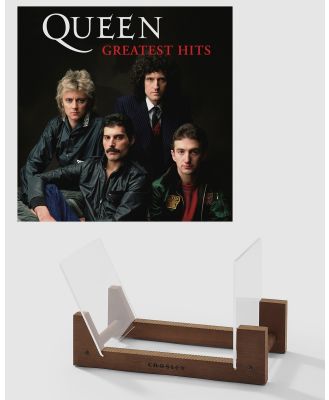 Universal Music - Queen Greatest Hits   Double Vinyl Album & Crosley Record Storage Display Stand - Home (N/A) Queen Greatest Hits - Double Vinyl Album & Crosley Record Storage Display Stand
