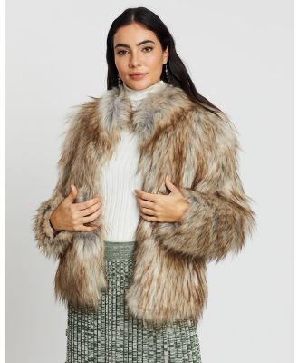 Unreal Fur - Fur Delish Jacket - Coats & Jackets (Natural) Fur Delish Jacket