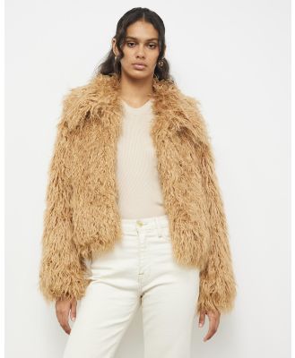 Unreal Fur - Maara Jacket - Coats & Jackets (Caramel) Maara Jacket