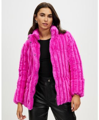 Unreal Fur - Recurrence Puffer Jacket - Coats & Jackets (Fuchsia) Recurrence Puffer Jacket