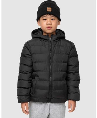 Urban Classics - UC Boys Basic Bubble Jacket - Coats & Jackets (Black/Black/Black) UC Boys Basic Bubble Jacket