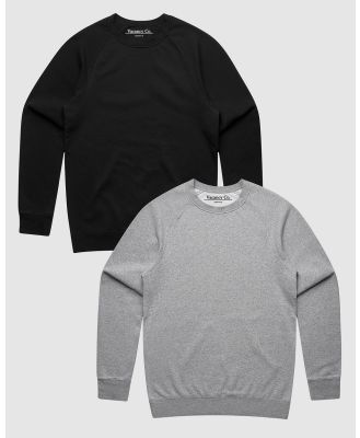 Vacancy Co - 2 Pack Vacant Crewneck   Youth - Sweats (Multi) 2-Pack Vacant Crewneck - Youth