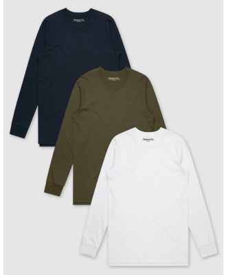 Vacancy Co - 3 Pack Vacant Long Sleeve   Youth - Long Sleeve T-Shirts (Multi) 3-Pack Vacant Long Sleeve - Youth