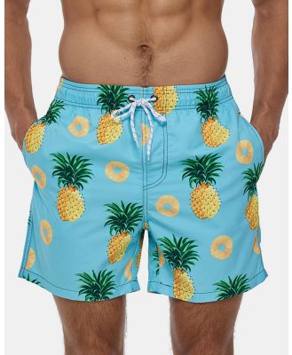 Vacancy Co - Pineapple Ring Swim Short - Shorts (Pineapple Ring) Pineapple Ring Swim Short