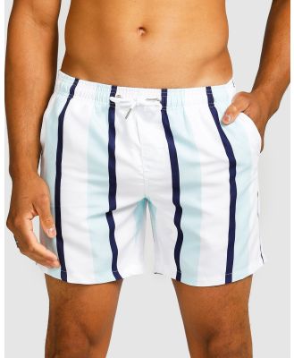 Vacay Swimwear - Capri Swim Shorts - Swimwear (White) Capri Swim Shorts