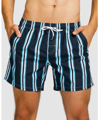 Vacay Swimwear - Nice Swim Shorts - Swimwear (Navy Blue) Nice Swim Shorts
