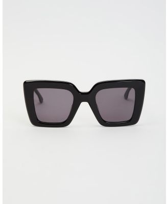 Valley - Amour - Square (Gloss Black & Black Lens) Amour