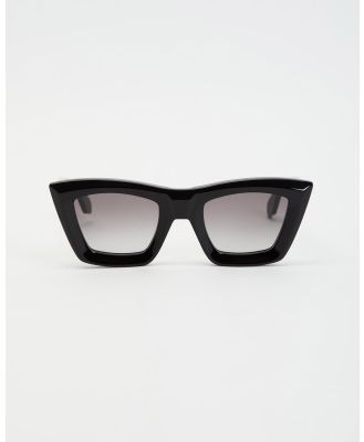 Valley - Soho - Sunglasses (Gloss Black & Black Lens) Soho