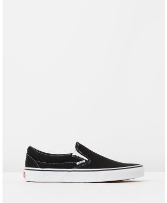 Vans - Classic Slip On - Slip-On Sneakers (Black) Classic Slip-On