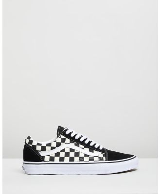 Vans - Old Skool   Unisex - Sneakers (Primary Check Black & White) Old Skool - Unisex