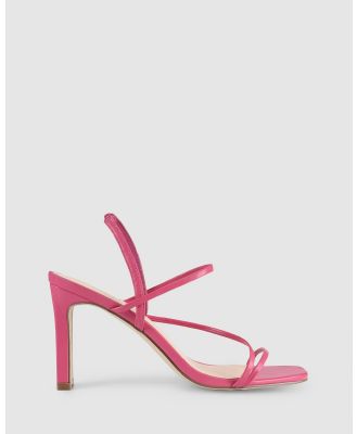 Verali - King Strappy Heel - Sandals (Pink Smooth) King Strappy Heel