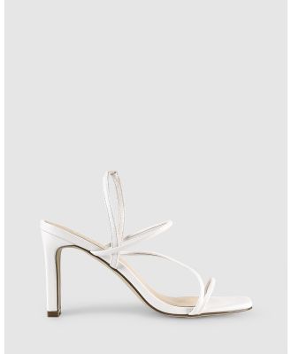 Verali - King Strappy Heel - Sandals (White Smooth) King Strappy Heel
