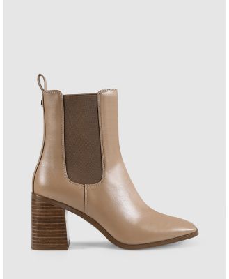 Verali - Link Chelsea Gusset Boots - Boots (Dark Camel Smooth) Link Chelsea Gusset Boots