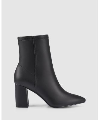 Verali - Max Stretch Ankle Boots - Boots (Black Stretch) Max Stretch Ankle Boots