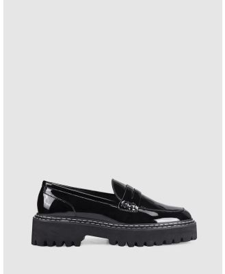 Verali - Neo Chunky Loafers - Flats (Black Patent) Neo Chunky Loafers