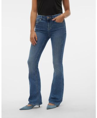 Vero Moda - Flash Flared Jeans - Tops (Blue) Flash Flared Jeans