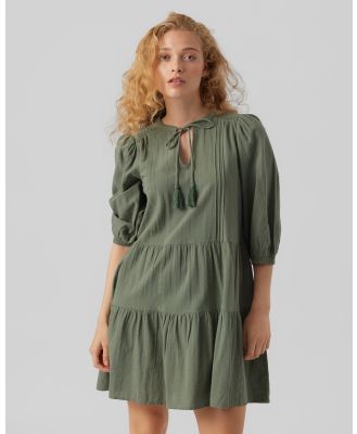 Vero Moda - Pretty 3 4 Tunic Dress - Dresses (Green) Pretty 3-4 Tunic Dress