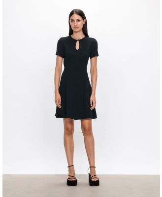 Veronika Maine - Crepe Key Hole Dress - Dresses (990 Black) Crepe Key Hole Dress