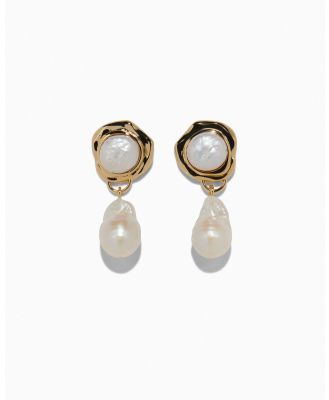 Veronika Maine - Pearl Drop Earring - Jewellery (536 Pearl) Pearl Drop Earring
