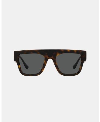 Versace - 0VE4430U Sunglasses - Square (Havana) 0VE4430U Sunglasses