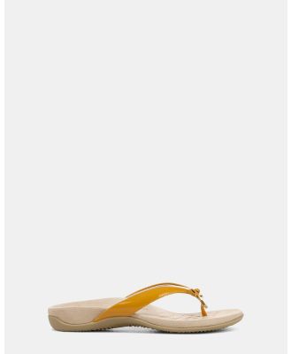 Vionic - Bella Toe Post Sandals - All thongs (Sunflower) Bella Toe Post Sandals